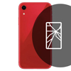 Apple iPhone XR Back Glass Repair - Red - without logo - 0