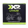 X2Power 14ZS 12.8V 280CA Lithium Powersport Battery - 0