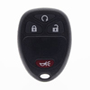 Four Button Replacement Key Fob Shell for GMC and Chevrolet Vehicles - 0