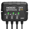 NOCO 3-Bank, 15-Amp On-Board Battery Charger, Battery Maintainer, and Battery Desulfator  - 0