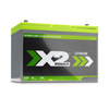 X2Power Lithium Iron Phosphate (LiFePO4) Deep Cycle Group 27 12V 80Ah Marine Battery - 2