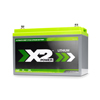 X2Power Lithium Iron Phosphate (LiFePO4) Deep Cycle Group 31 12V 100Ah Marine Battery - 1