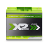 X2Power Lithium Iron Phosphate (LiFePO4) Deep Cycle 12V 20Ah Marine Battery - 0