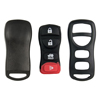 Four Button Replacement Key Fob Shell for Nissan Vehicles - 0