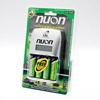 Nuon AA Rechargeable NiMH 1HR Charger with 4 Pack AA Batteries - 0