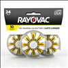 Rayovac 1.4V Type 10 (Yellow) Zinc Air Battery - 24 Pack - 0