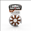 Rayovac 1.4V 312 (Brown) Zinc Air Battery - 8 Pack - 0