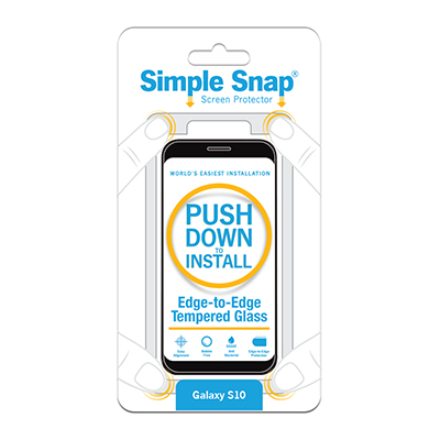 Simple Snap Samsung Galaxy S10 Screen Protector