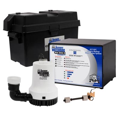 Basement Watchdog BigDog CONNECT Battery Backup Sump Pump System