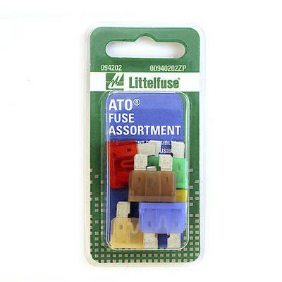 LittelFuse 5 Pack Assorted Amp ATO Blade Replacement Fuses