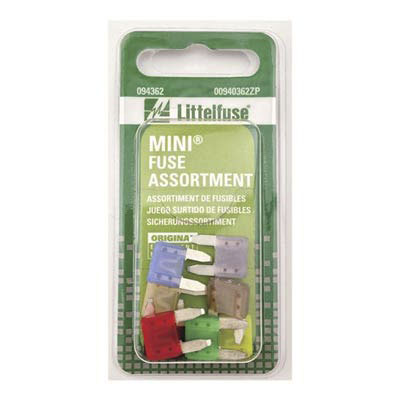 LittelFuse 8 Pack Assorted Amp MINI Blade Replacement Fuses