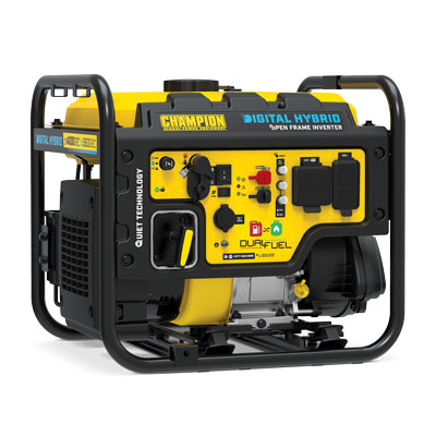 Champion 4000W Dual Fuel Open Frame Inverter Generator