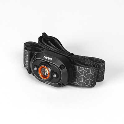 NEBO Mycro 400 Lumen Rechargeable Headlamp and Cap Light