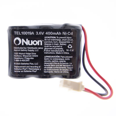 Conaire, Sanyo, and Southwestern Bell Cordless Phone 400mAH Replacement Battery