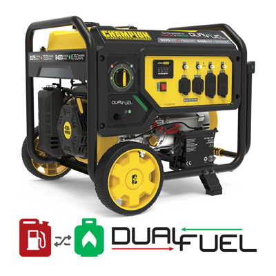 Champion 7500W Dual Fuel Portable Generator