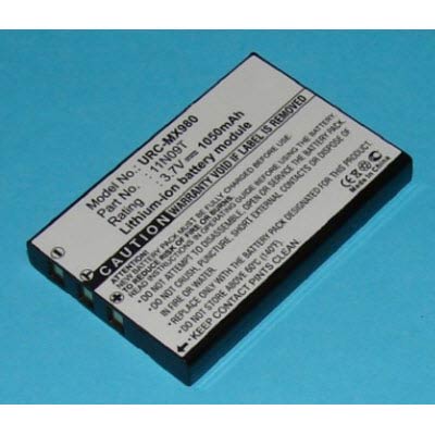 Dantona 3.7V 1050mAh Li-ion replacement battery for Universal remotes