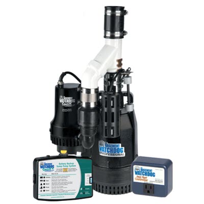 Basement Watchdog Big Combination Connect Sump Pump System