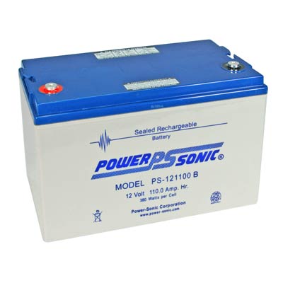 Power Sonic 12V 110AH AGM SLA Battery with C Terminals