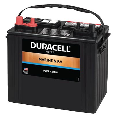 Duracell Ultra BCI Group 24M 12V 75AH 500CCA Flooded Deep Cycle Marine & RV Battery