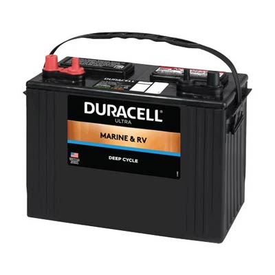 Duracell Ultra BCI Group 27M 12V 90AH 575CCA Flooded Deep Cycle Marine & RV Battery