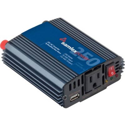 Samlex 250 Watt Modified Sine Wave DC to AC Power Inverter 