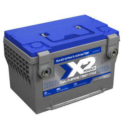 X2Power Premium AGM 880CCA BCI Group 78 Car and Truck Battery