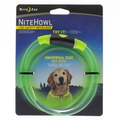 Nite Ize NiteHowl Green LED Safety Necklace NHO-28-R3