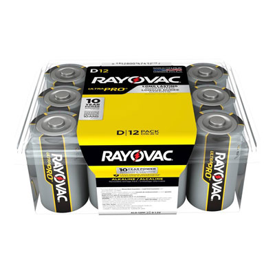 Rayovac UltraPro D Alkaline Battery