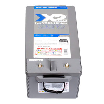 X2Power BCI Group 8D 12V 220AH 1450CCA AGM Deep Cycle Marine & RV Battery