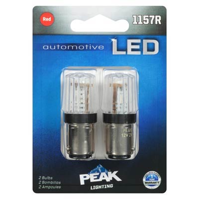 Peak 1157R 2W Automotive Bulb - 2 Pack